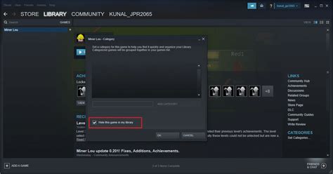 how to hide games in steam library|How to Stop Awkward Games Showing Up on Next Year's Steam .